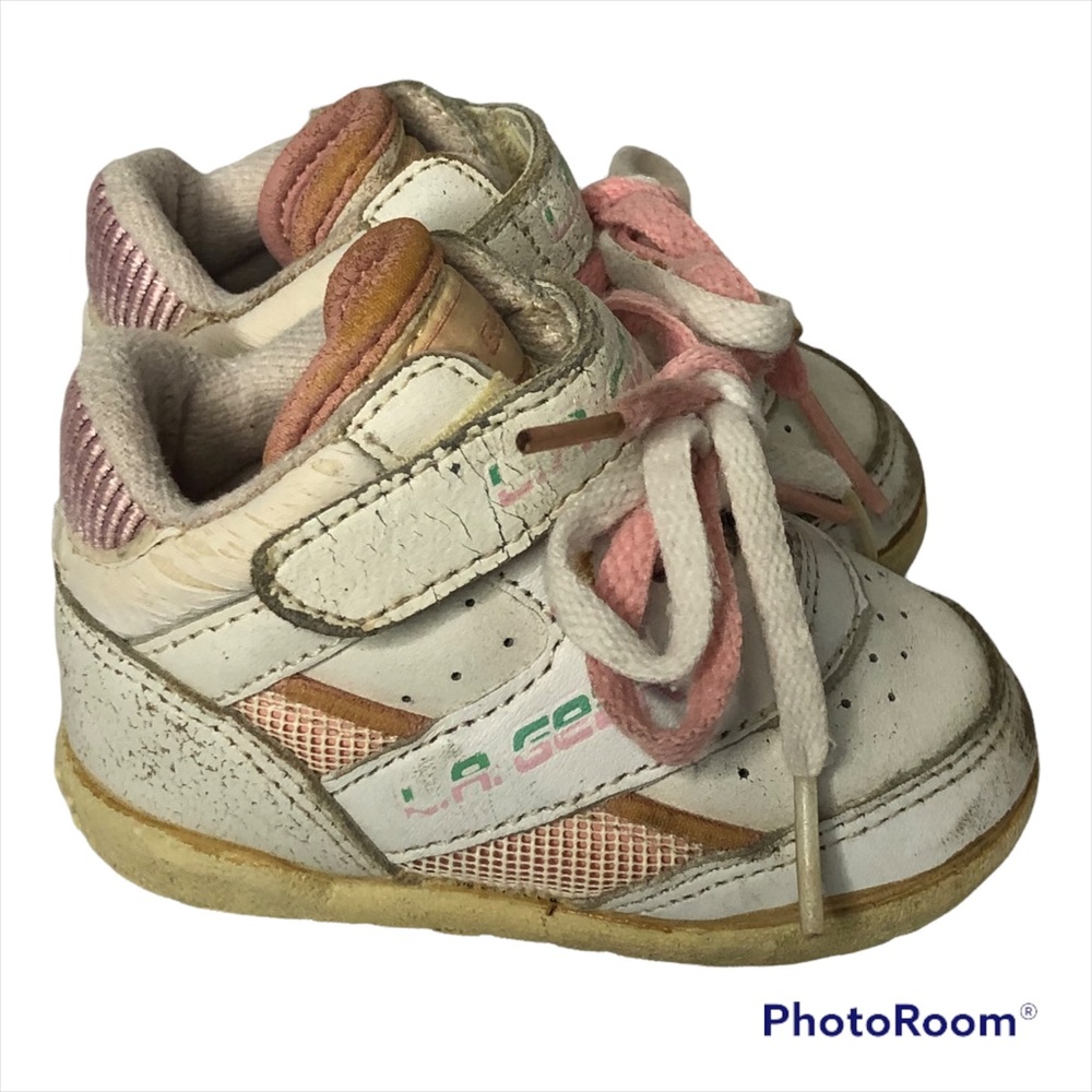 VINTAGE L.A. GEAR Infant high top sneakers size 3